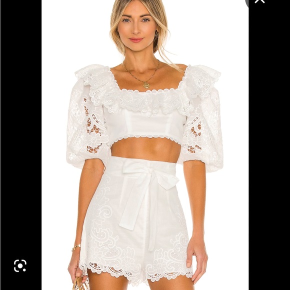 Zimmermann Dresses & Skirts - SOLD ZIMMERMANN Lulu Scallop Frill Shorts sz 1